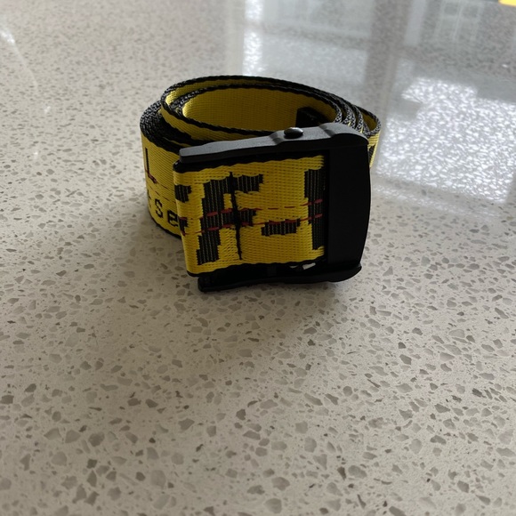 Off-WhiteClassic Industrial Web Logo Belt
